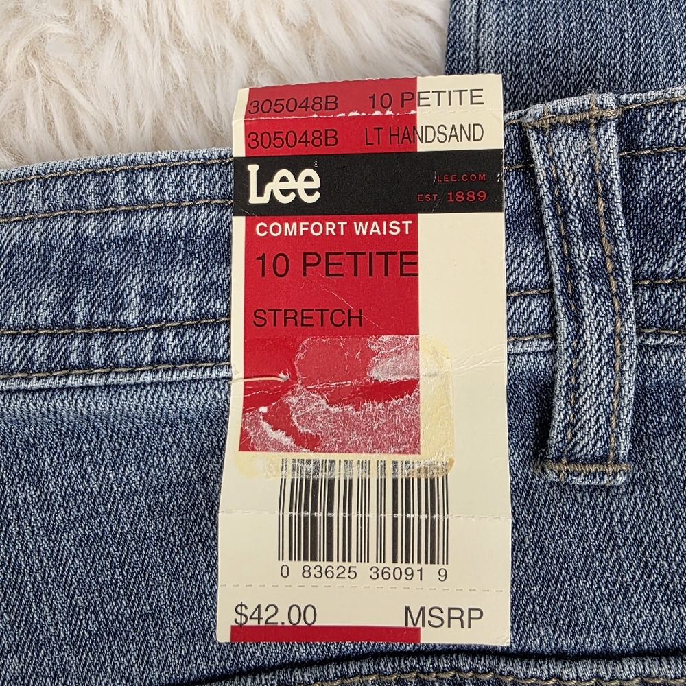 Lee Comfort Waistband Straight Leg Jeans - Picture 3 of 15